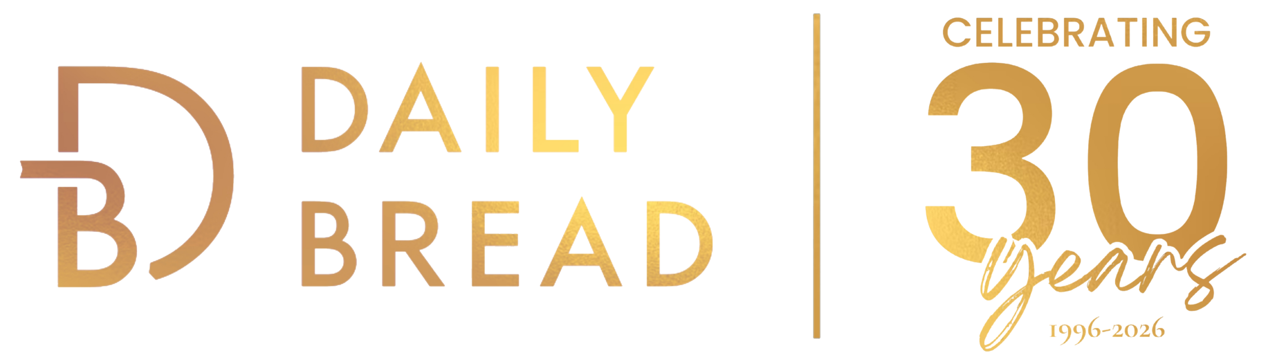 Daily Bread Celebrating 30 years logo